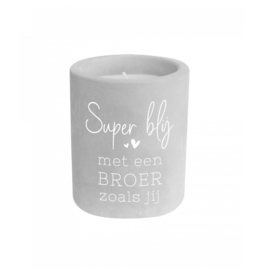 pd party Cement Candle - Broer