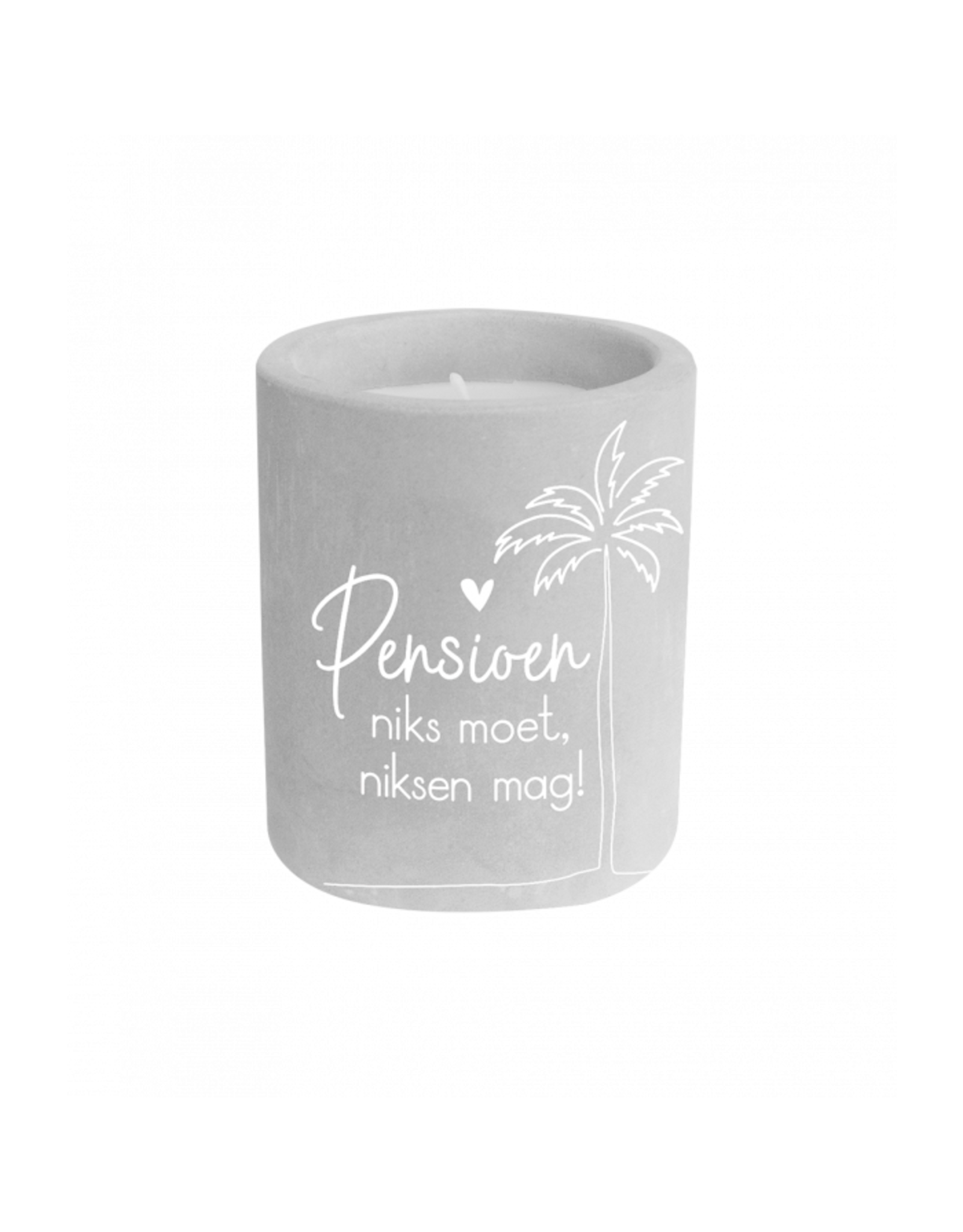 pd party Cement Candle - Pensioen