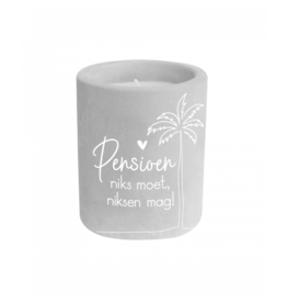 pd party Cement Candle - Pensioen