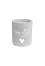 pd party Cement Candle - Voor Altijd
