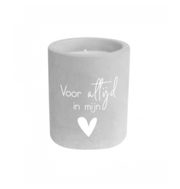 pd party Cement Candle - Voor Altijd