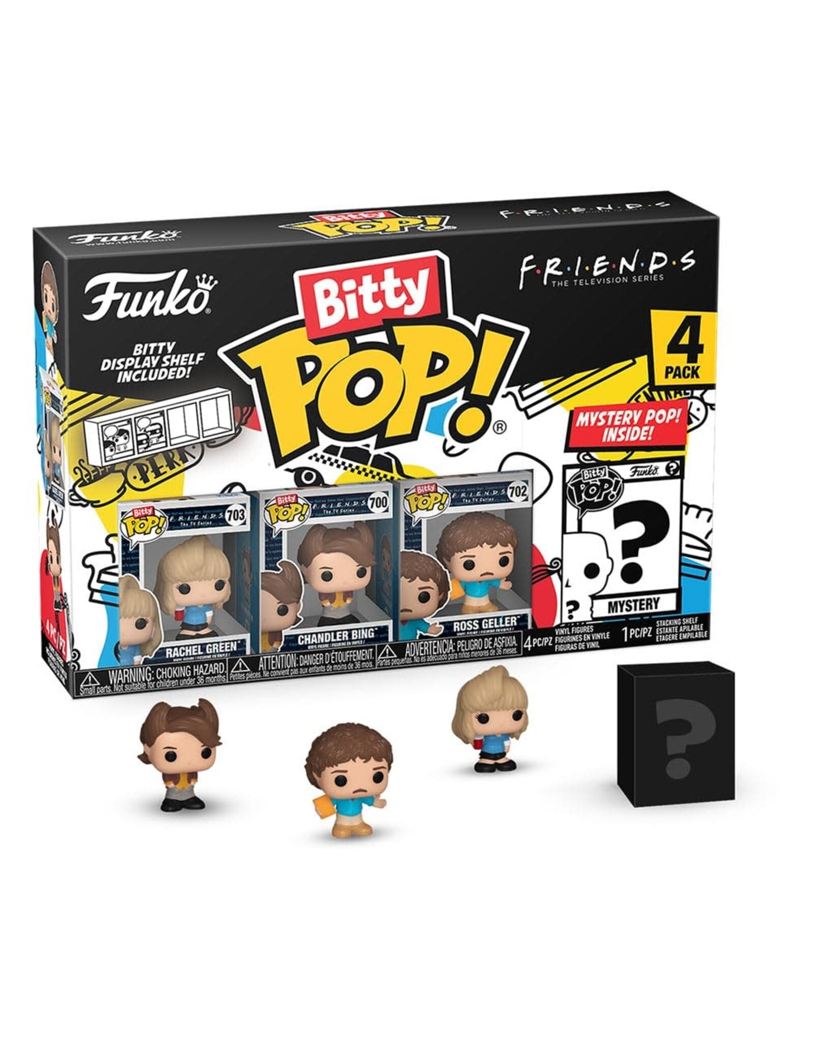 Funko Bitty Pop! Friends 4 Pack 80's Rachel