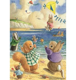 The Porch Fairies Nostalgia World Card "Kite Fliers"