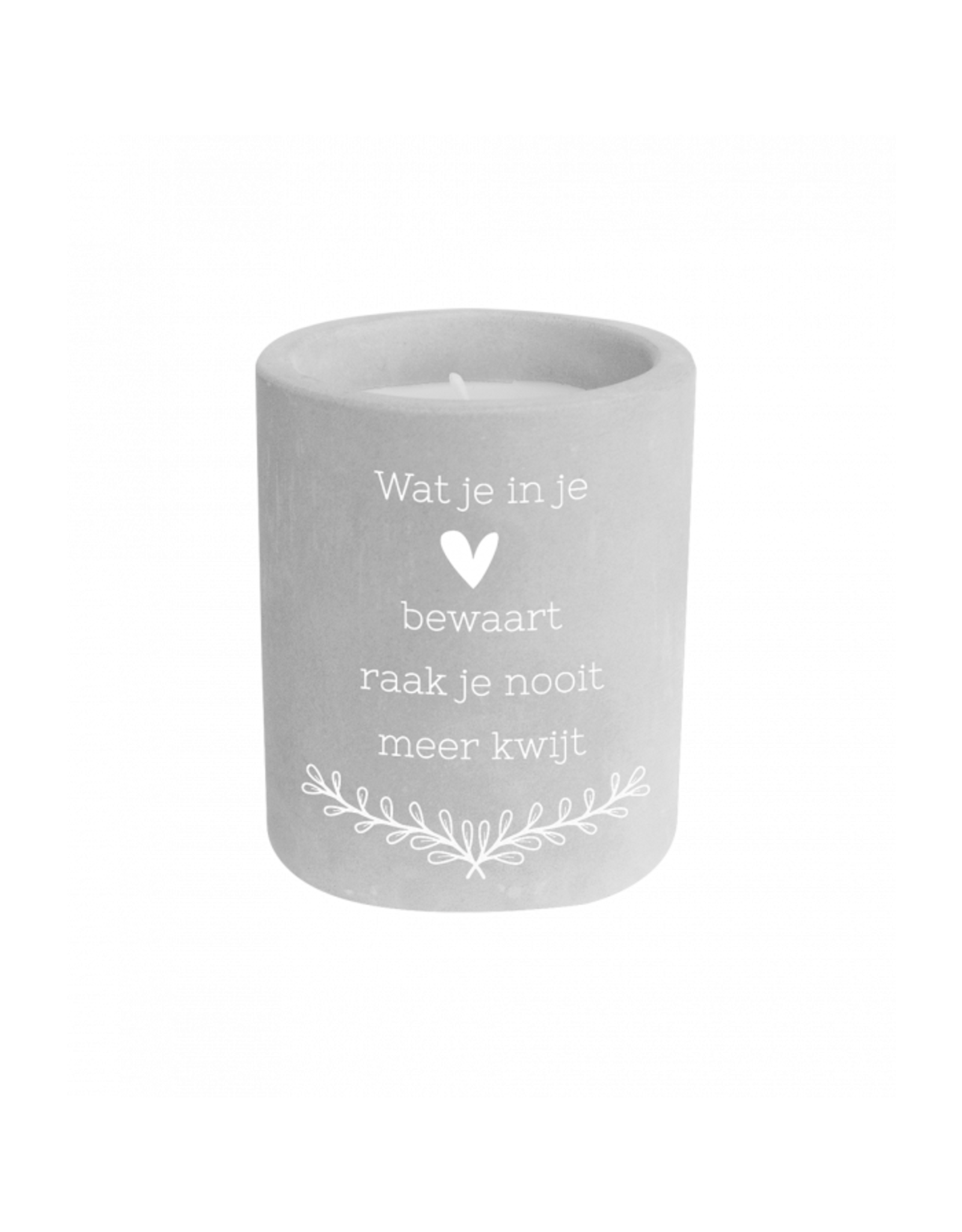 pd party Cement Candle - In je hart