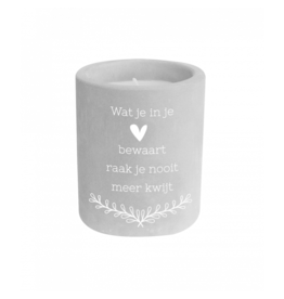 pd party Cement Candle - In je hart