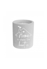 pd party Cement Candle - Home is where the heart is