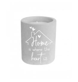 pd party Cement Candle - Home is where the heart is