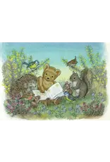 The Porch Fairies Nostalgia World Card "Read us a Story"