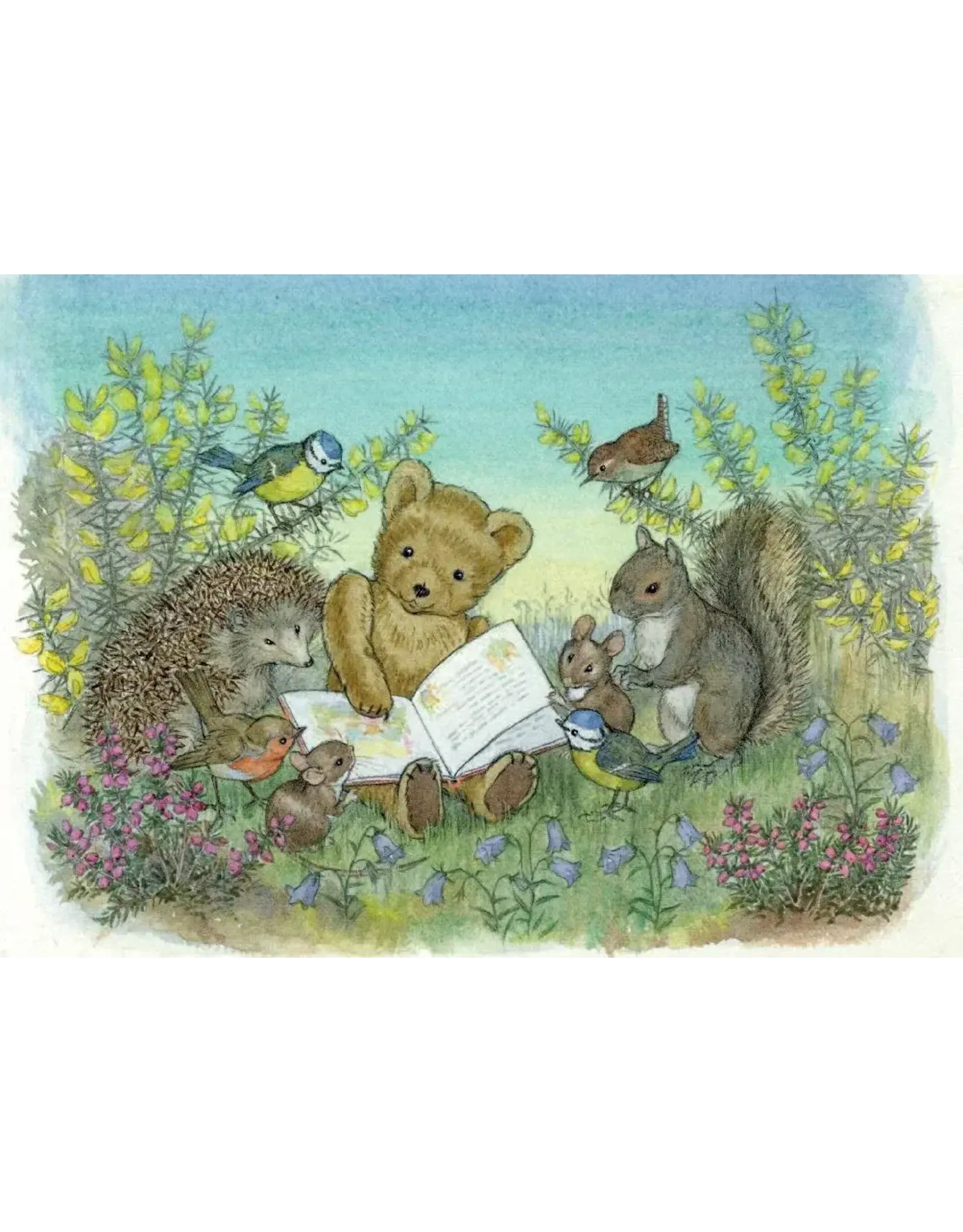 The Porch Fairies Nostalgia World Card "Read us a Story"