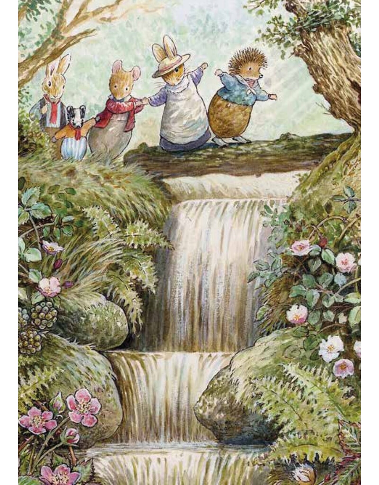 The Porch Fairies Foxwood Tales "Waterfall Bridge"