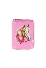 Schönes Schenken Portemonnee - Paard Donkerroze