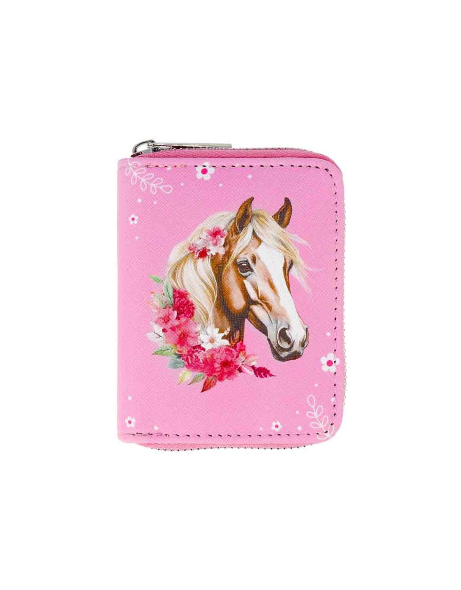 Schönes Schenken Portemonnee - Paard Donkerroze