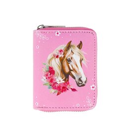 Schönes Schenken Portemonnee - Paard Donkerroze