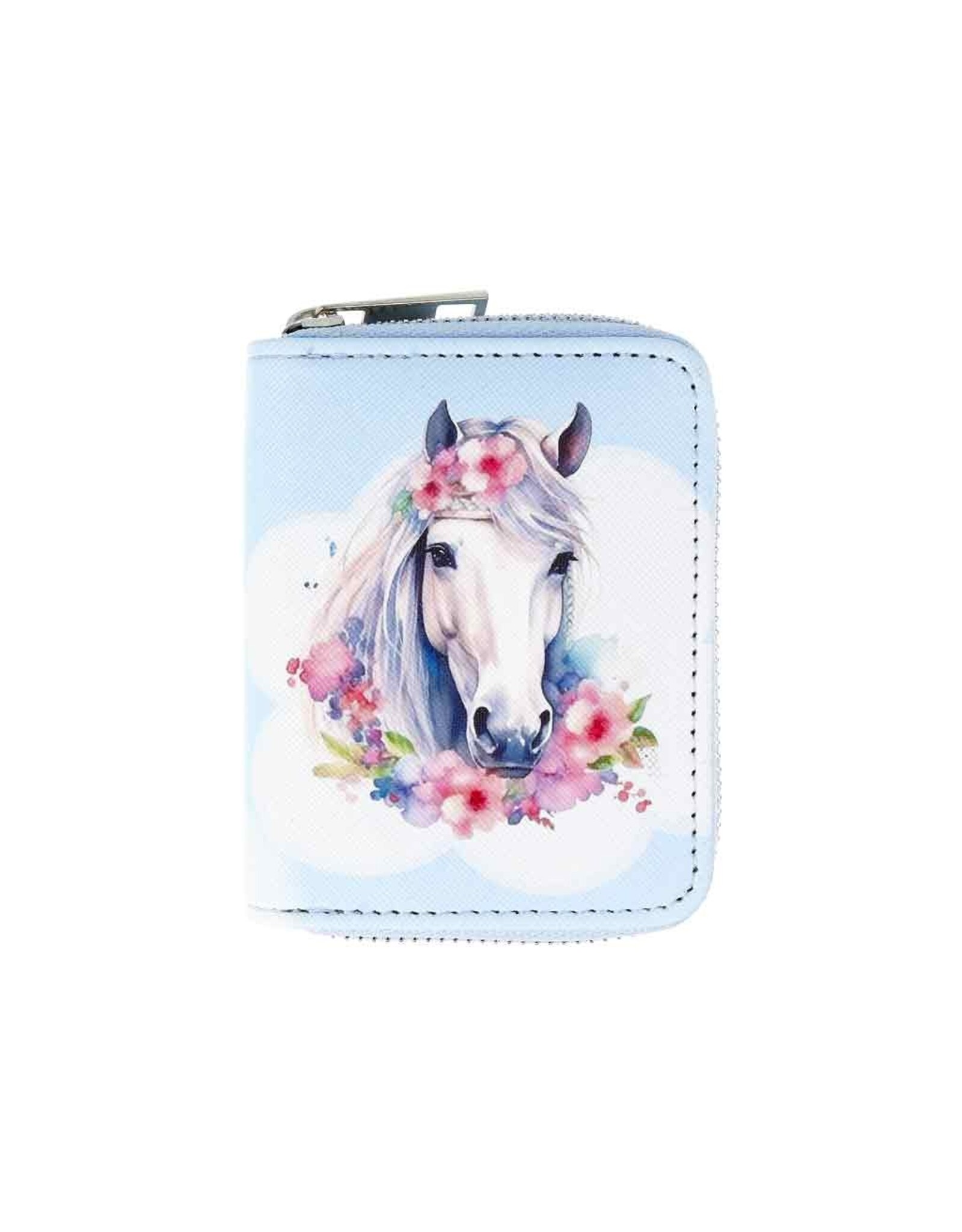 Schönes Schenken Portemonnee - Paard Blauw