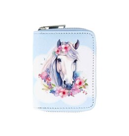 Schönes Schenken Portemonnee - Paard Blauw
