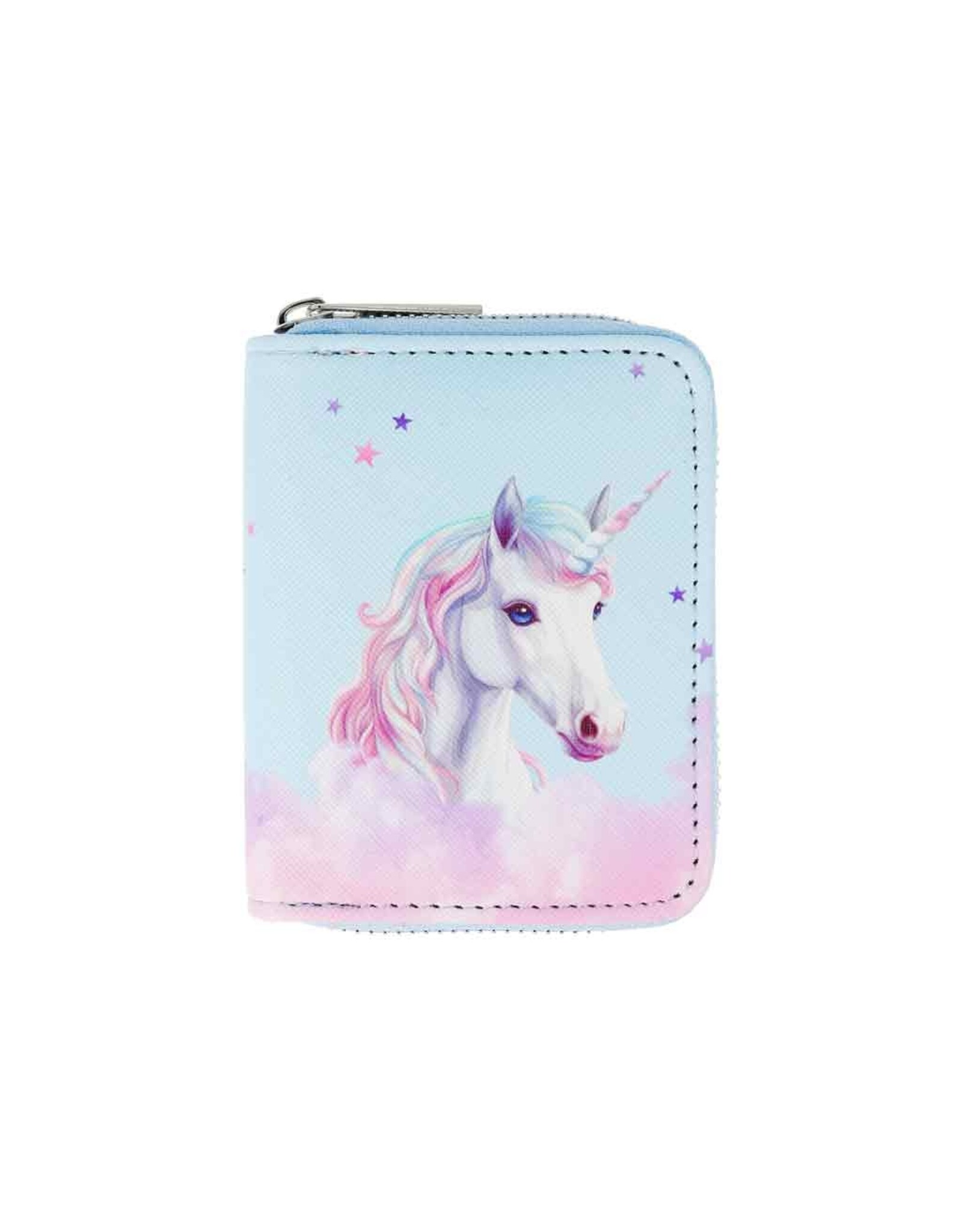 Schönes Schenken Portemonnee - Unicorn Blauw