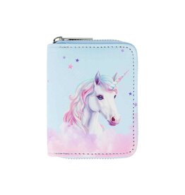 Schönes Schenken Portemonnee - Unicorn Blauw