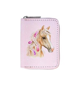Schönes Schenken Portemonnee - Paard Lichtroze