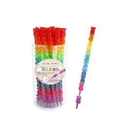 Schönes Schenken Regenboog Stapelstift - Beertjes