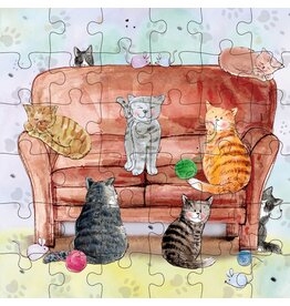 Animal Friends Animal Friends Card + Puzzle "Cats"
