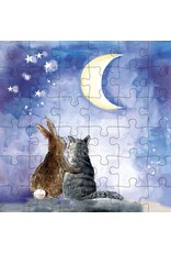 Animal Friends Animal Friends Card + Puzzle "Moonlight"
