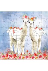 Animal Friends Animal Friends Card + Puzzle "Alpaca"