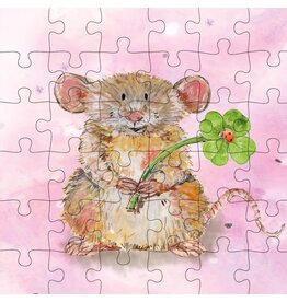 Animal Friends Animal Friends Card + Puzzle "Mouse"