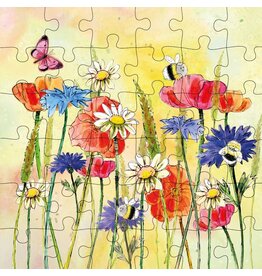 Animal Friends Animal Friends Card + Puzzle "Wild Flowers"