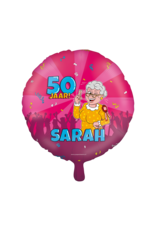 pd party "Sarah 50" Folieballon