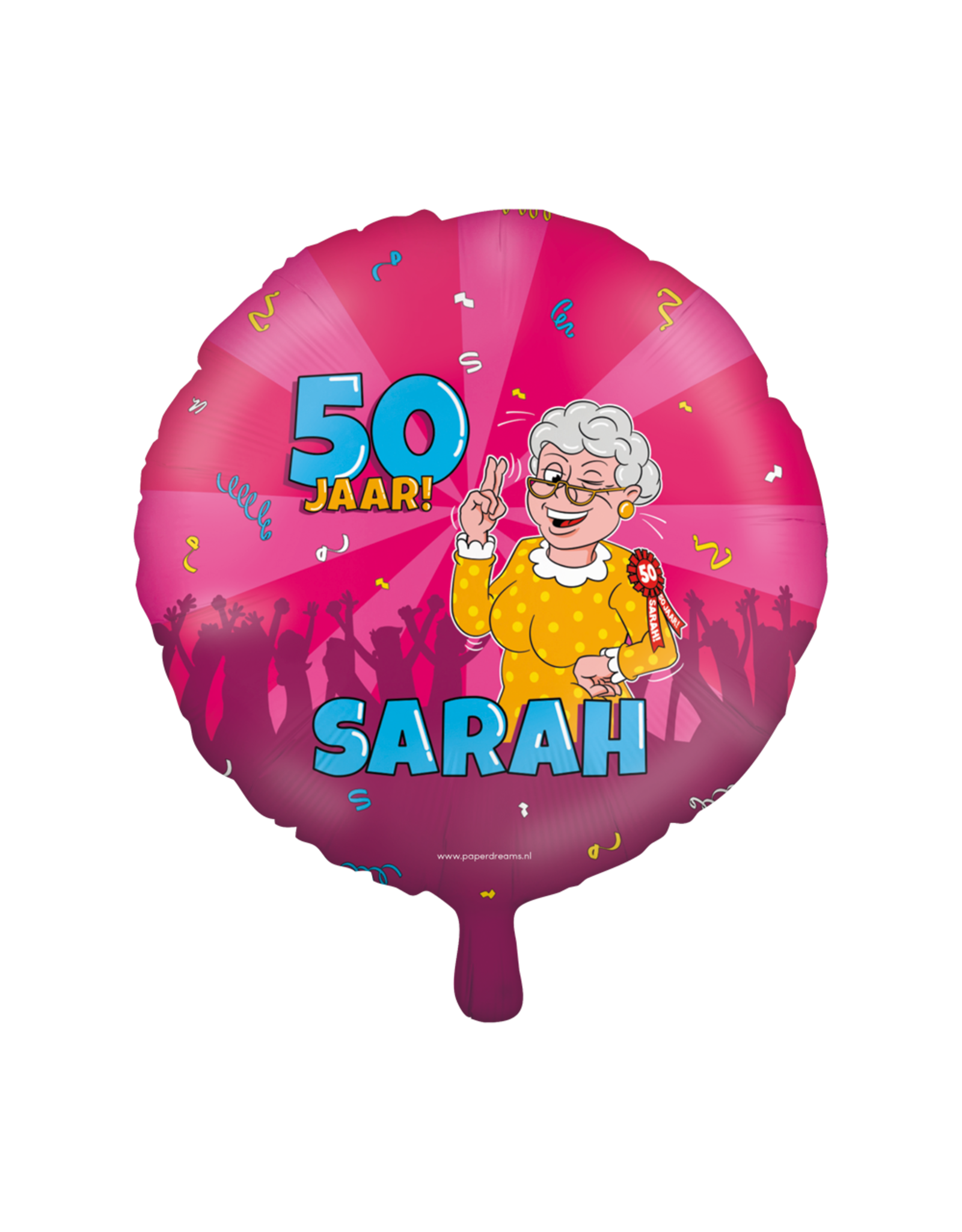 pd party "Sarah 50" Folieballon