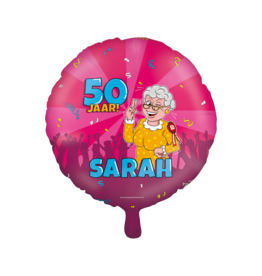 pd party "Sarah 50" Folieballon