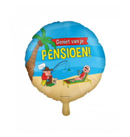 pd party "Pensioen" Folieballon