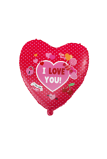 pd party "I Love You" Folieballon