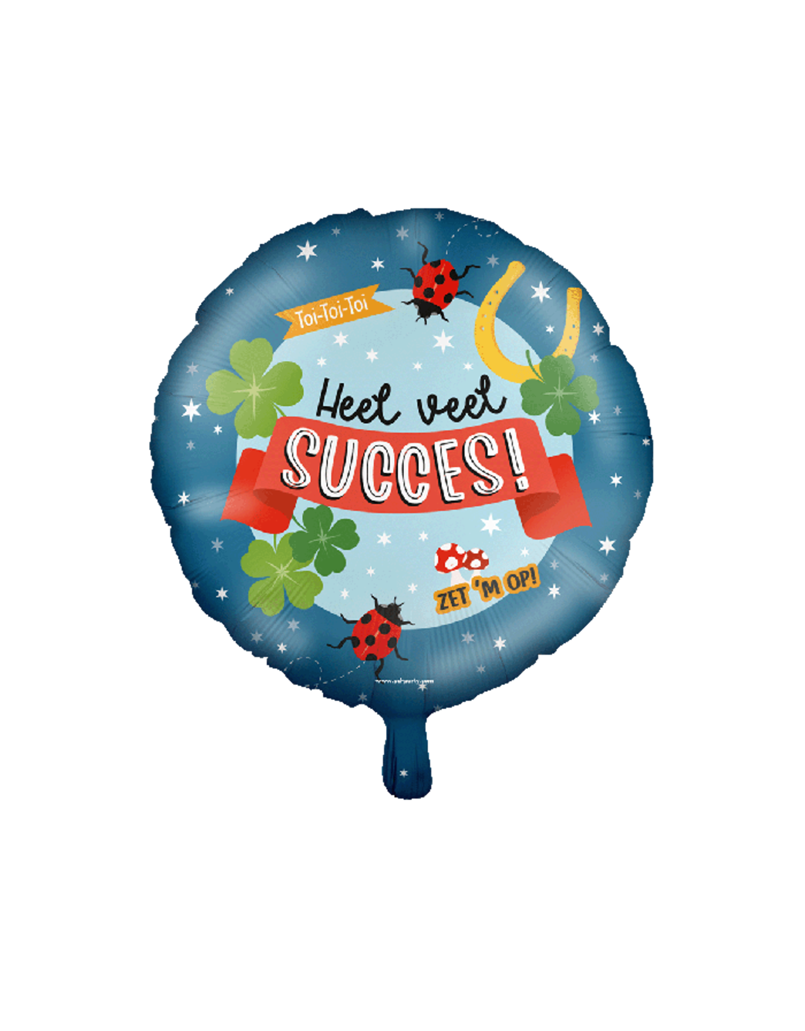 pd party "Heel Veel Succes" Folieballon