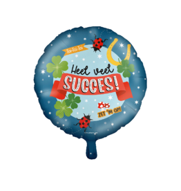 pd party "Heel Veel Succes" Folieballon