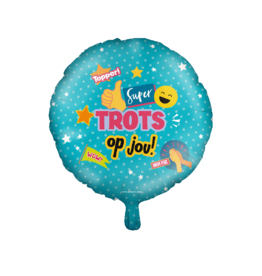 pd party "Trots op Jou" Folieballon