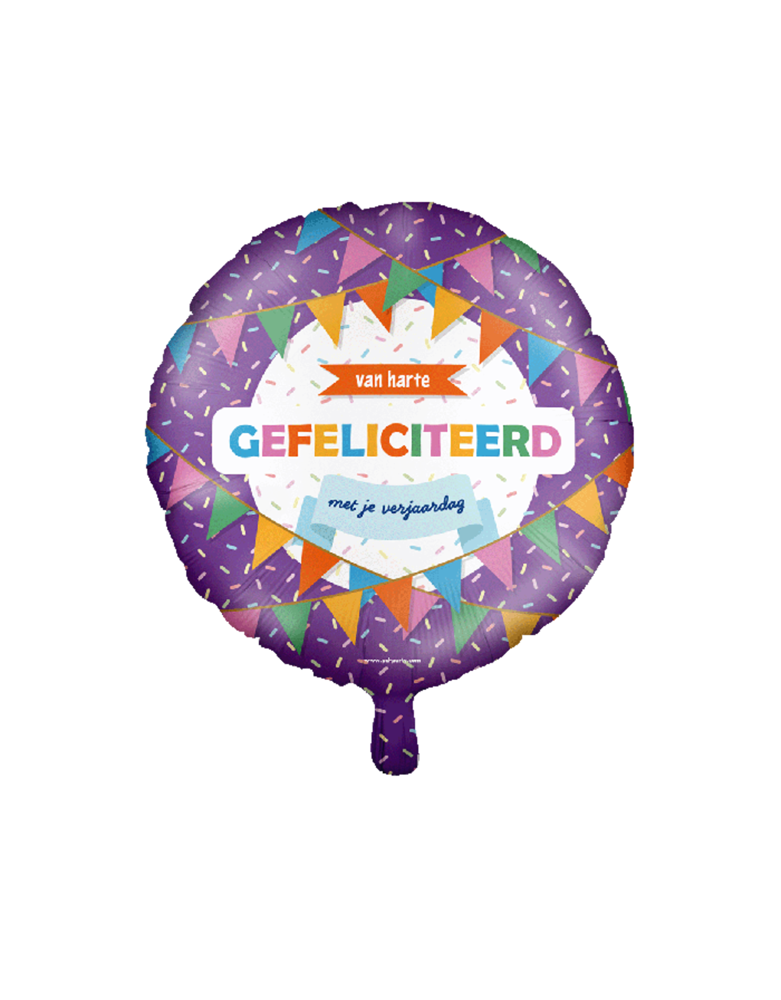 pd party "Van Harte Gefeliciteerd" Folieballon