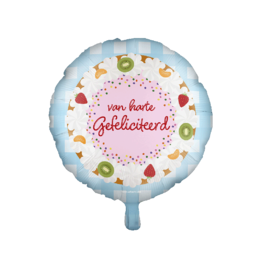 pd party "Gefeliciteerd" Folieballon