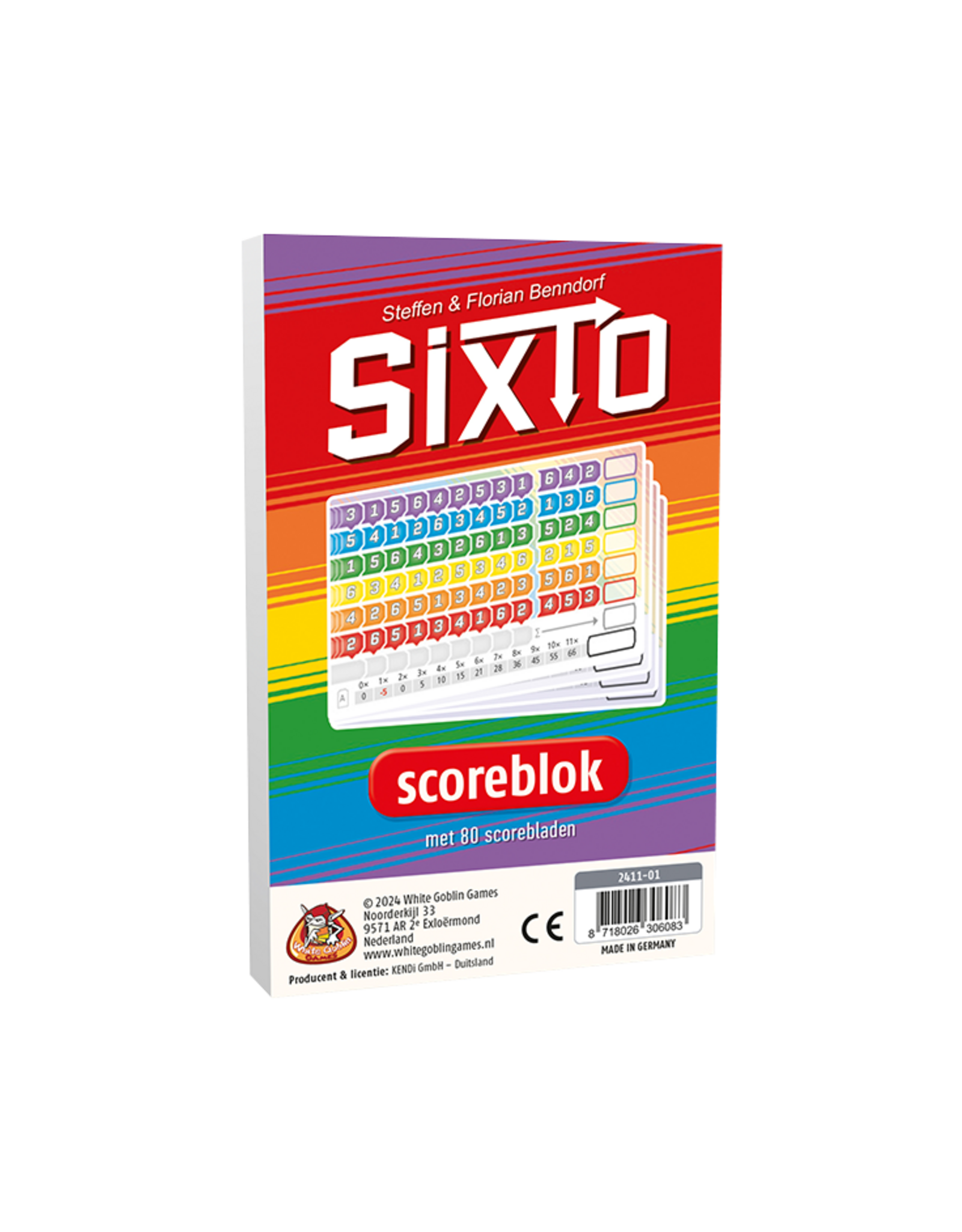 White Goblin Games Sixto Scoreblok
