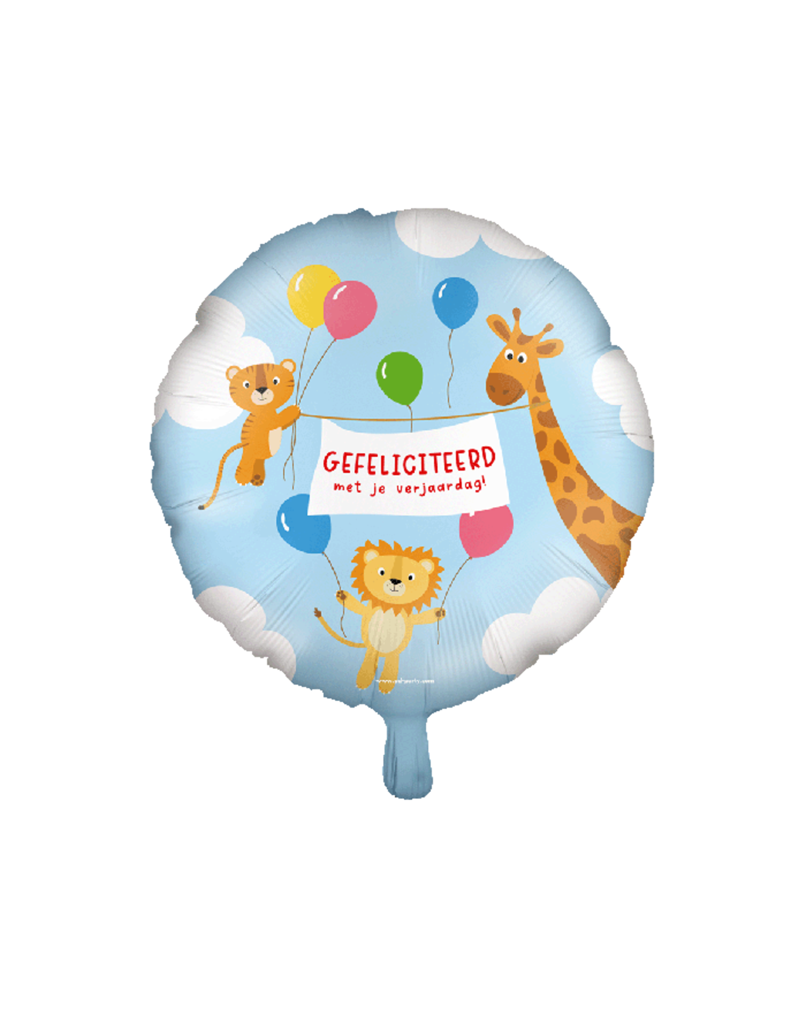 pd party "Gefeliciteerd met je Verjaardag" Folieballon