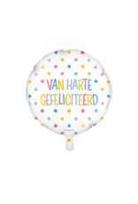 pd party "Van Harte Gefeliciteerd" Folieballon