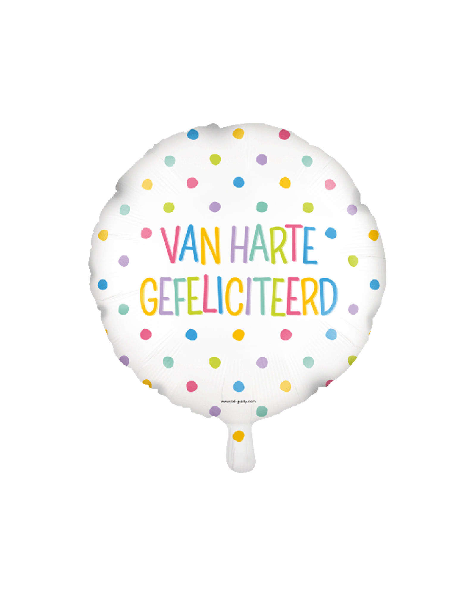 pd party "Van Harte Gefeliciteerd" Folieballon