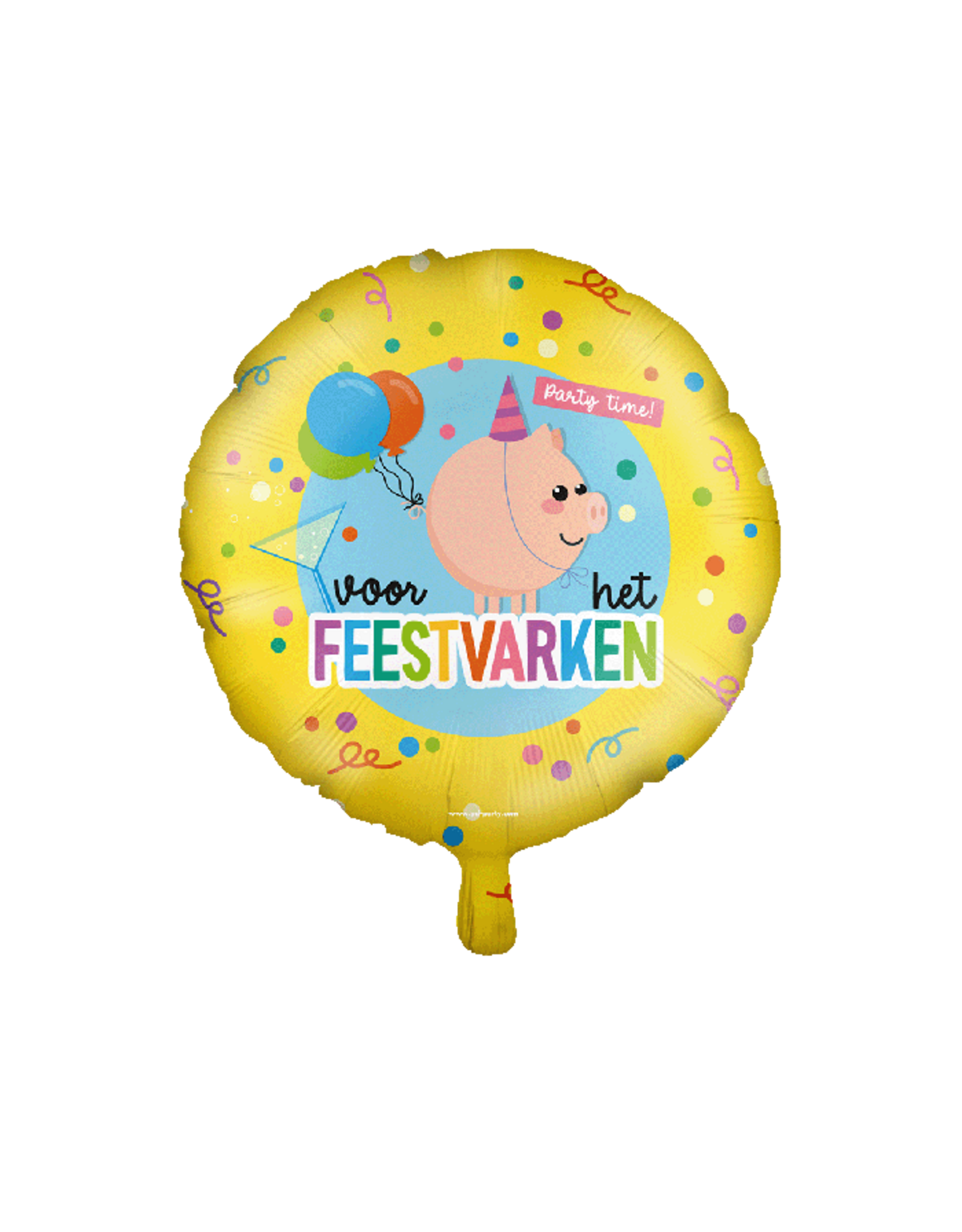 pd party "Feestvarken" Folieballon