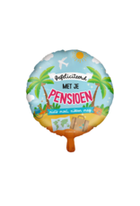 pd party "Gefeliciteerd met je Pensioen" Folieballon