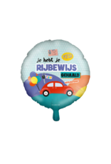 pd party "Rijbewijs" Folieballon