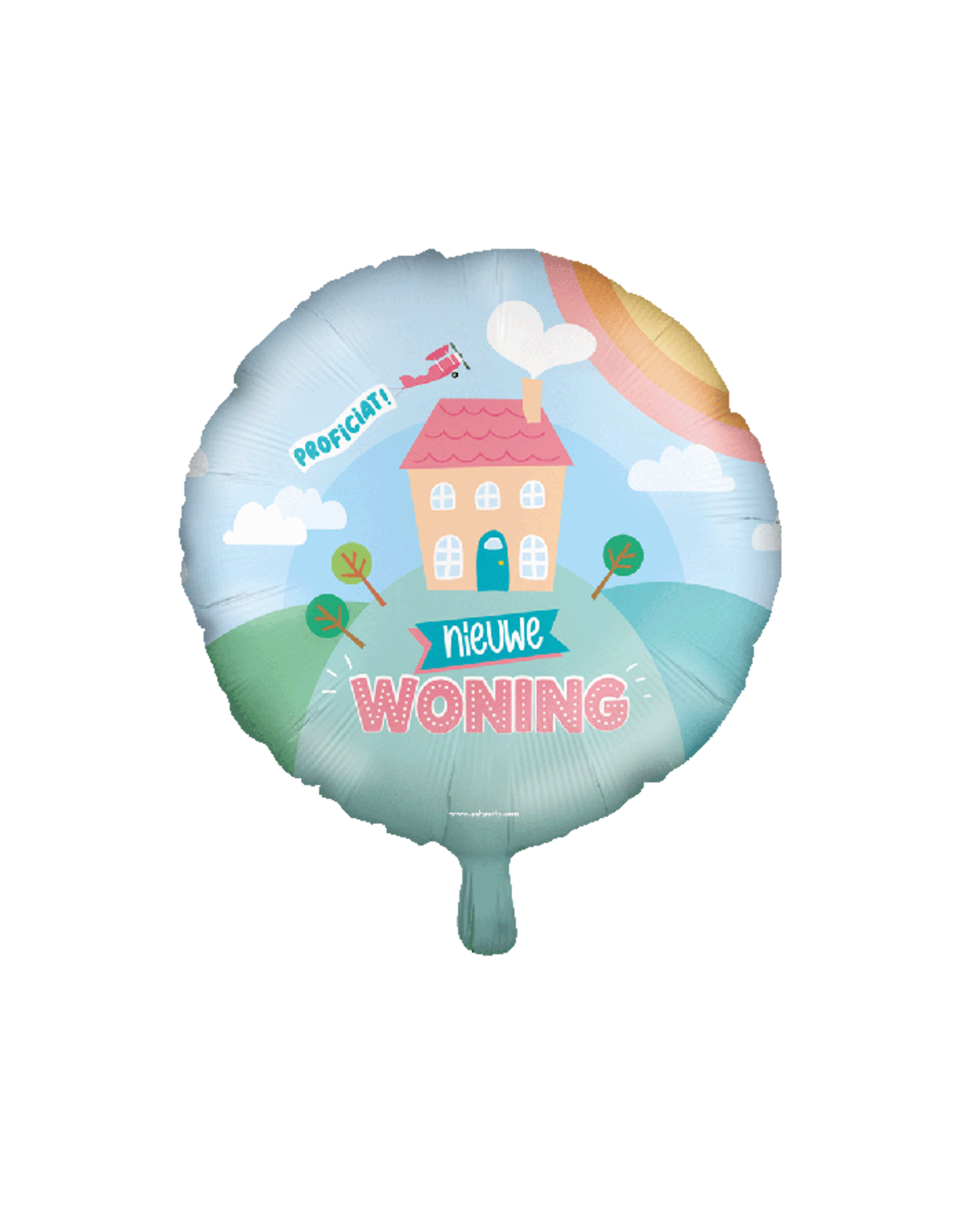 pd party "Nieuwe Woning" Folieballon