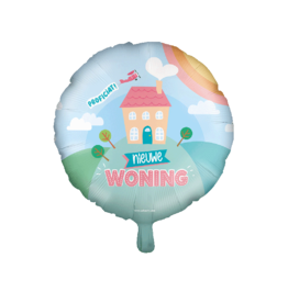pd party "Nieuwe Woning" Folieballon