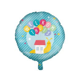 pd party "Welkom Thuis" Folieballon
