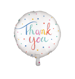 pd party "Thank You" Folieballon