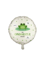 pd party "Opkikkertje" Folieballon